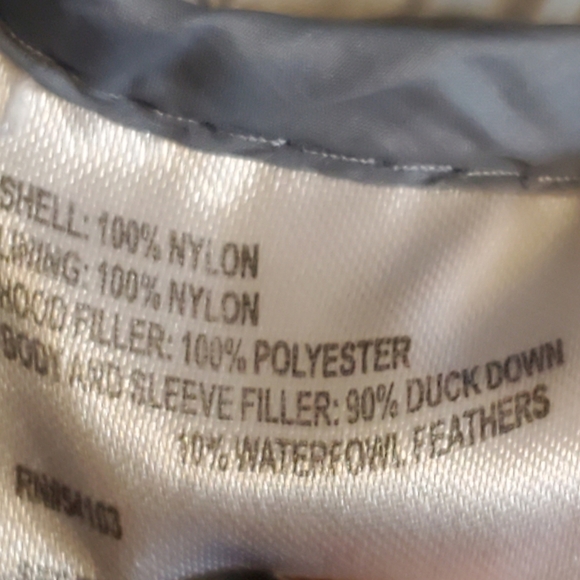 CALVIN KLEIN 1X GREY PACKABLE LIGHTWEIGHT PREMUIM DOWN PARKA. - Picture 9 of 12